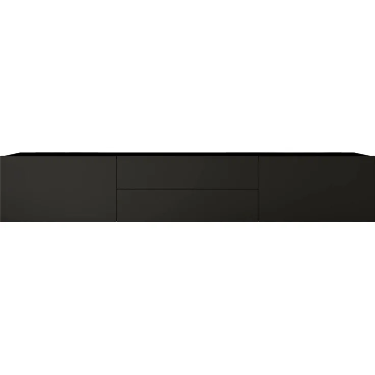 borchardt Möbel Lowboard Sophia, Breite 200 cm mit 2 Klappen und 2 Schubkästen, stehend und hängend