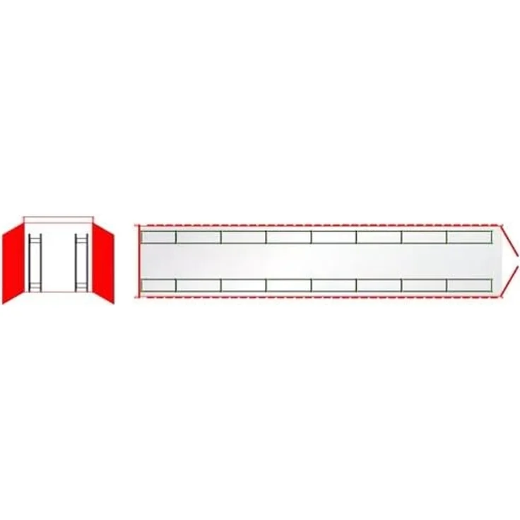 Schulte Container-Regalset 40Zoll 20980 200x1175,2x40cm – Bild 2