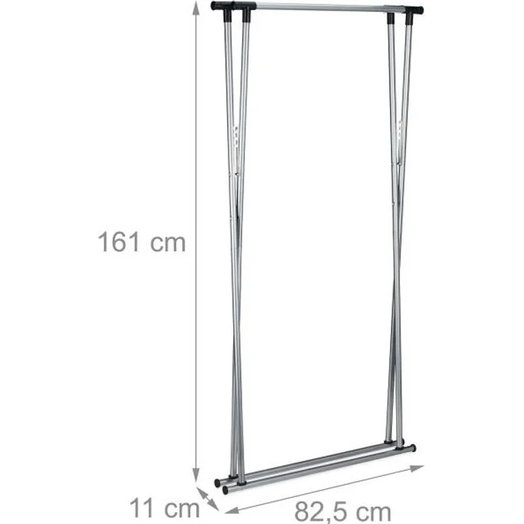 Kleiderständer ausziehbar Metall 10046099 – Bild 5