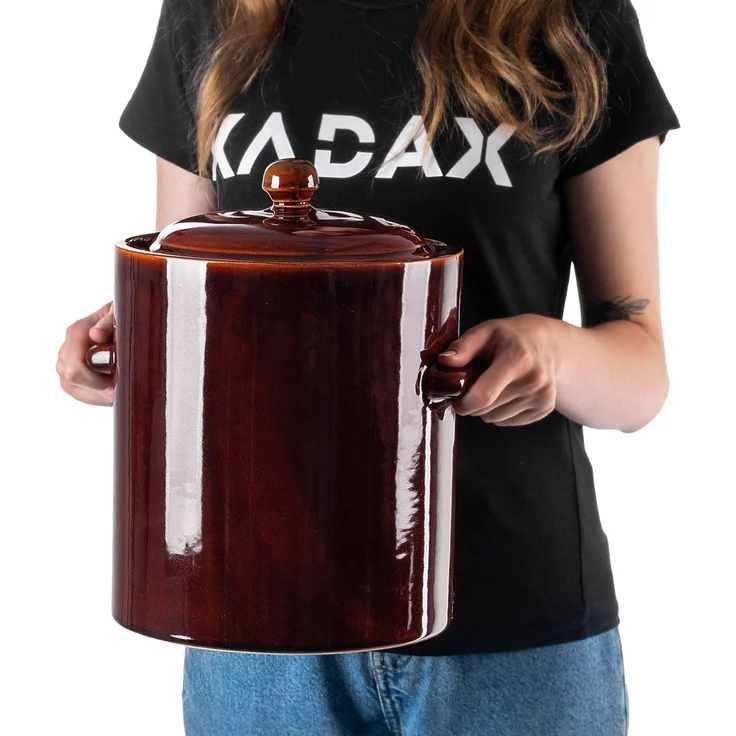 KADAX Fassbeiztopf mit Kragen 10L – Bild 3