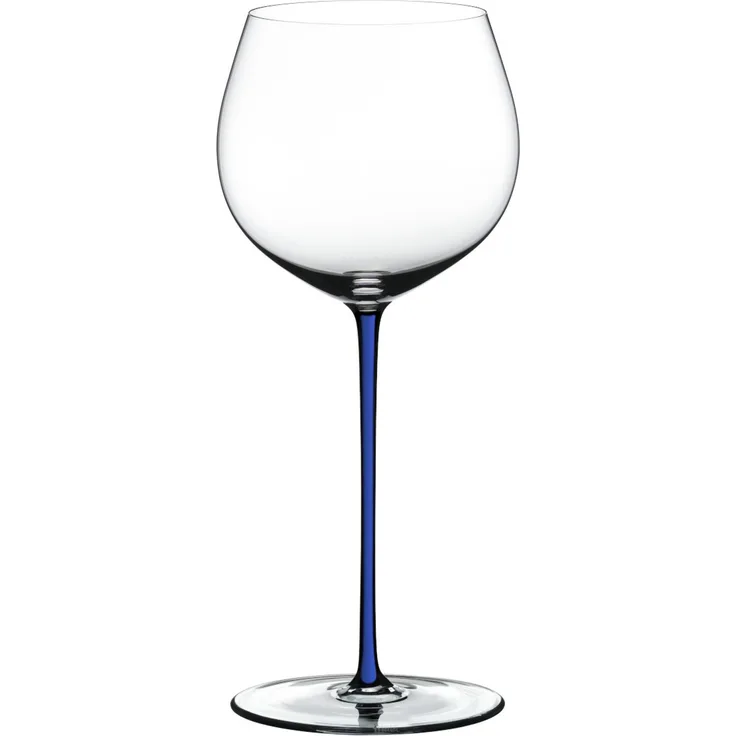 RIEDEL 4900/97D FATTO A MANO Oaked Chardonnay Weinglas - Stiel DUNKELBLAU