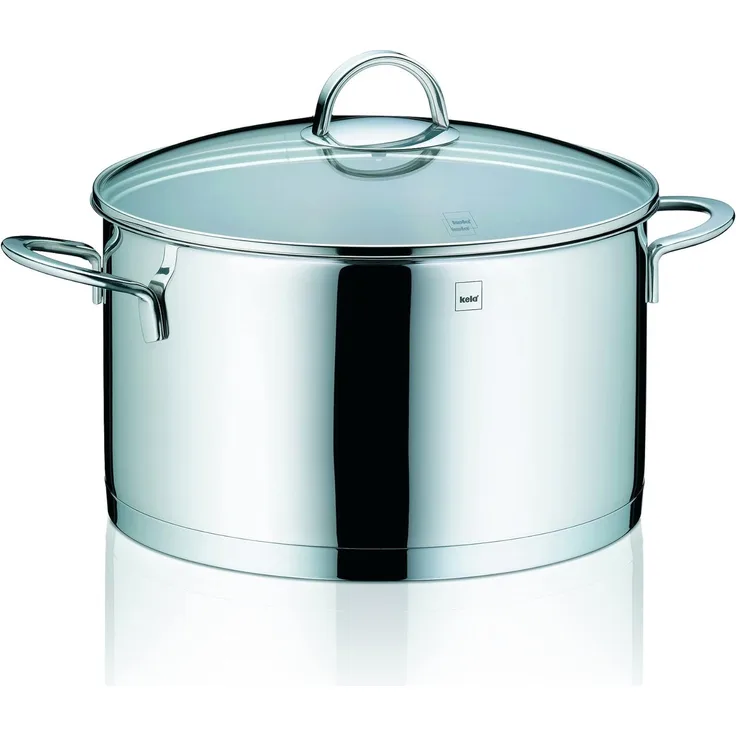 Fleischtopf Cailin 24 cm, Edelstahl, Stahl, Silber
