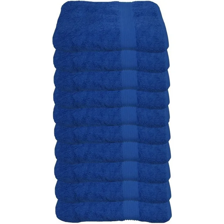 Julie Julsen Gästehandtücher 10-Gästehandtücher-Royalblau-Gästetuch 30 x 50 cm, Baumwolle (10-St)