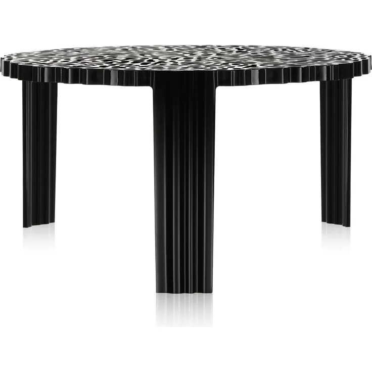 Kartell 08500NE T-Table Möbel, schwarz, 50 x 50 x 28 cm
