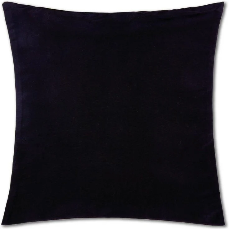 Kissenhülle Dekokissen Kissenbezug Microfaser - viele Größen und Farben Schwarz 30 x 30 cm – Bild 1