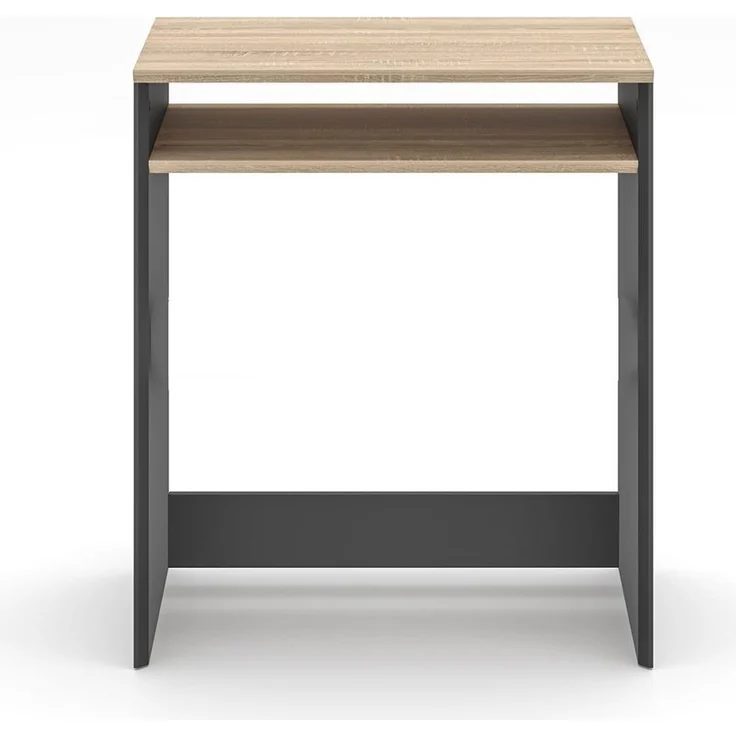 Skye Decor 'Zeyna - Sonomo Oak, Anthracite' Schreibtisch, Sonoma-Eiche / Anthrazit, 65 x 75 x 40 cm – Bild 4