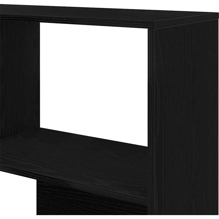 vidaXL Kleiderschrank 2 pcs Schwarz Eichen-Optik 85 x 85 x 140 cm 3345124 – Bild 7
