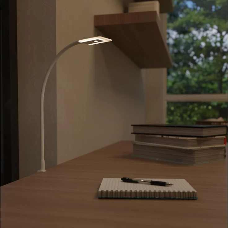 kalb Bettleuchte Diora Dual Bettleuchte Flexibel Leseleuchte Nachttischlampe, 2er Set weiß, warmweiß und neutralweiß – Bild 8