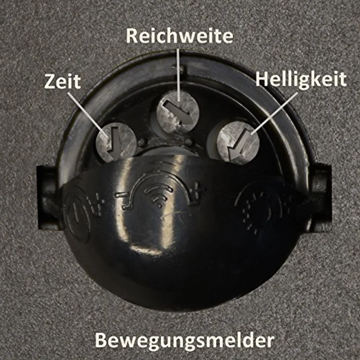 Maxkomfort Außen-Stehlampe 337-800, mit Bewegungsmelder, LED fest integriert, 3000K, Warmweiß, Außenleuchte – Bild 5