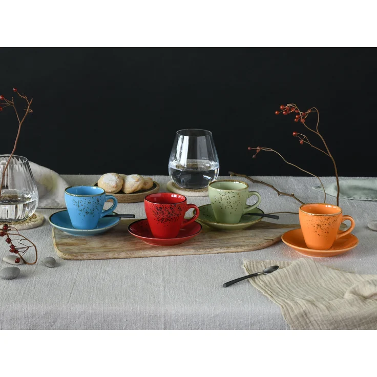 Nature Collection Mediterran, Espressotassen 8-tlg – Bild 2