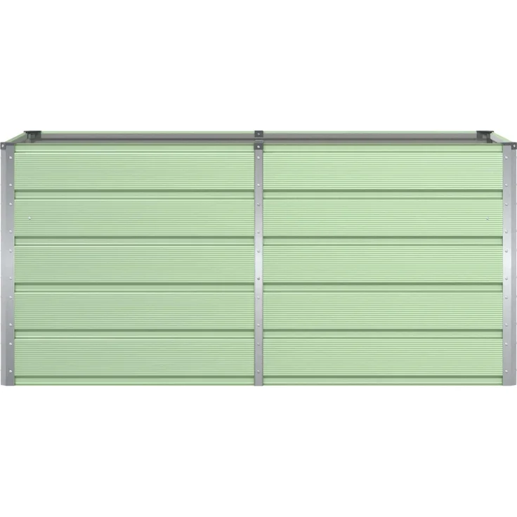vidaXL Pflanzkübel Grün 160 x 80 x 75 cm Stahl 42018245 – Bild 3