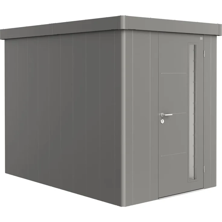 Biohort Gerätehaus Neo, 3A: 180 x 292 x 222 (b x t x h) cm, quarzgrau-metallic