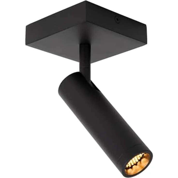 LUCIDE GRADO Deckenstrahler, dreh- und kippbar, 1xGU10 (MR11), Schwarz, Aluminium, dimmbar, 40W – Bild 1
