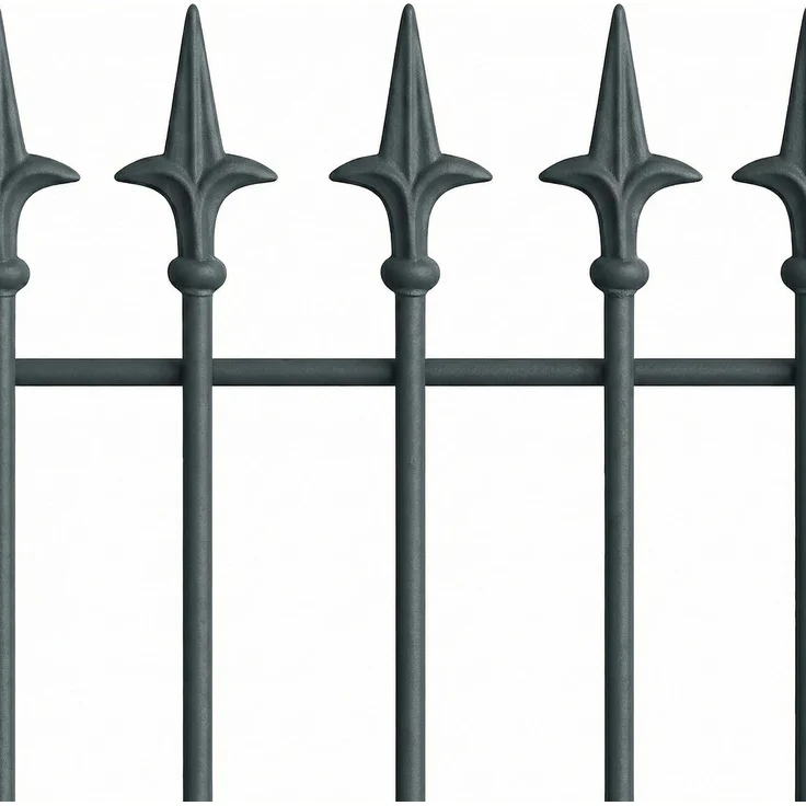CLP 2er Set Rankgitter Elisa 100 x 50 cm lackiertes Eisen im Jugendstil für Garten - Farbe:anthrazit – Bild 6