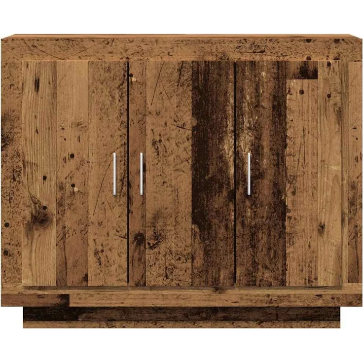 vidaXL Sideboard Altholz-Optik 92x35x75 cm Holzwerkstoff 856864 – Bild 3