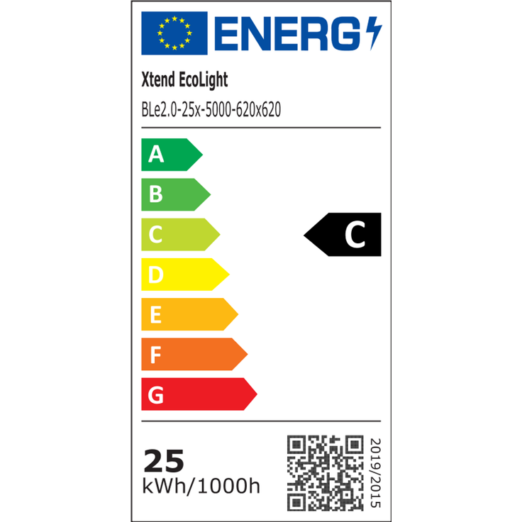 5x LED Panel 62x62 Neutralweiß 5000K 25W Rasterleuchte LED Deckenleuchte 140lm BLe2.0 – Bild 9