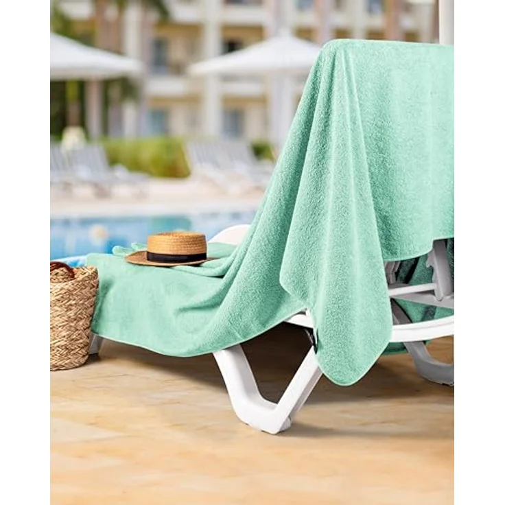 Wohndecke LAYNENBURG Frotteedecke Baumwolle 150x200 cm – Sommer & Sofa, Laynenburg, Baumwolldecke als Sommer, Bett-Überwurf, Couch-Überwurf, Sofa-Decke – Bild 6