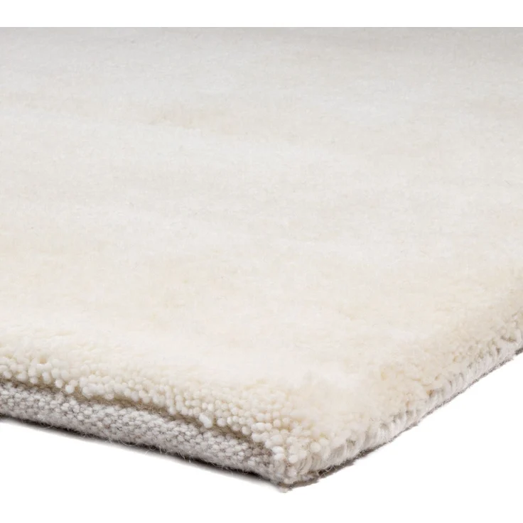 Berber Teppich »Fluffy« 60 x 40 cm - weiß – Bild 5