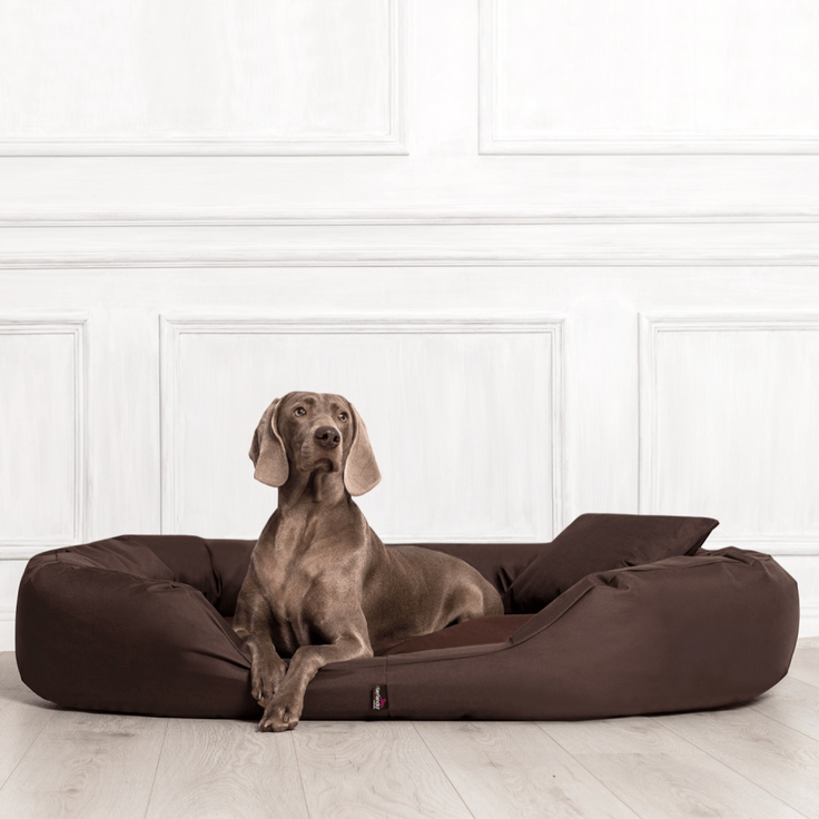 SAMMY Orthopädisches Hundebett - 04 Dunkelrot, 140x105cm – Bild 4