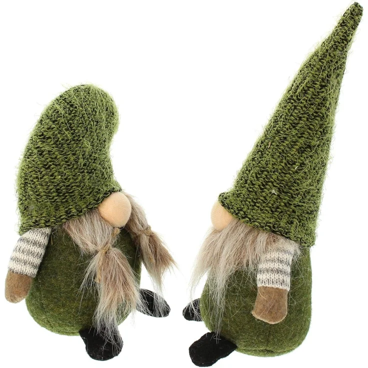 Wichtel "Green Bottom" 2er Set Wohndekoration Deko Tischdeko Garten Deko Figur – Bild 2