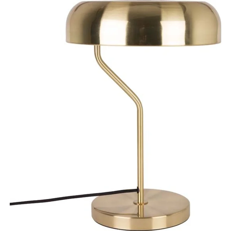 Dutchbone Eclipse 2er Set Tischlampen E27, Messing, moderner Klassiker für Schreibtisch und Nachttisch