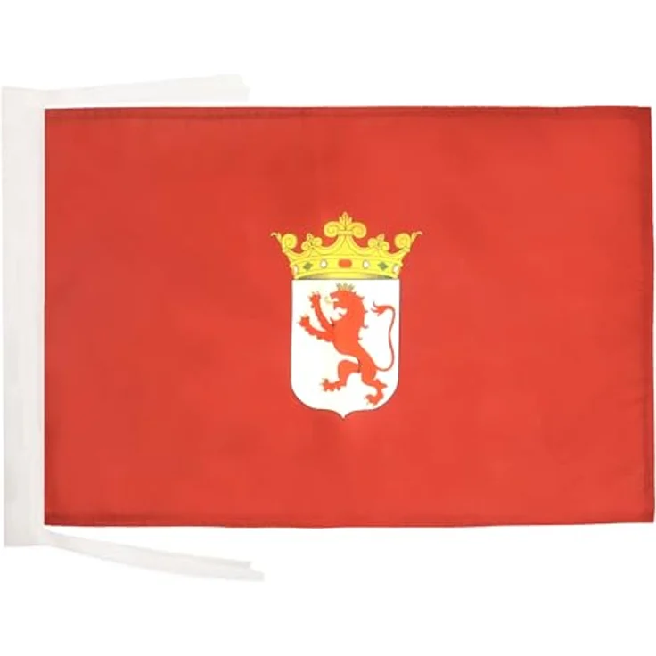 AZ FLAG - Flagge Provinz León - 45x30 cm Mit Kordel - León In Spanien Fahne 30 x 45 Cm - Flaggen – Bild 1