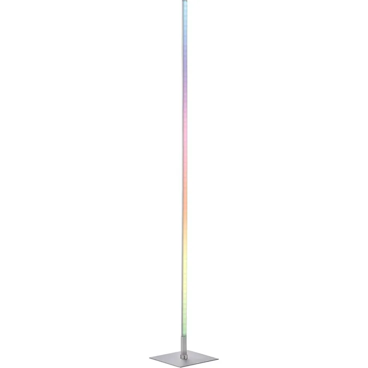 RGB LED Stehleuchte, Fernbedienung, dimmbar, H 151 cm