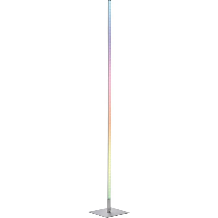 RGB LED Stehleuchte, Fernbedienung, dimmbar, H 151 cm – Bild 1