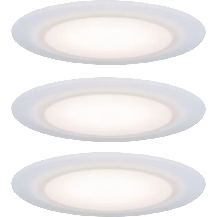 Paulmann No. 99940 Premium Einbauleuchten-Set Suon LED dimmbar 3x5W 2700K IP44