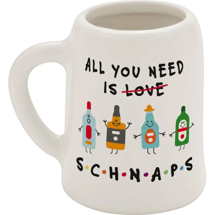 Schnapskrug Schnapsglas Stamper Keramik Sheepworld NEED 73844 – Bild 2