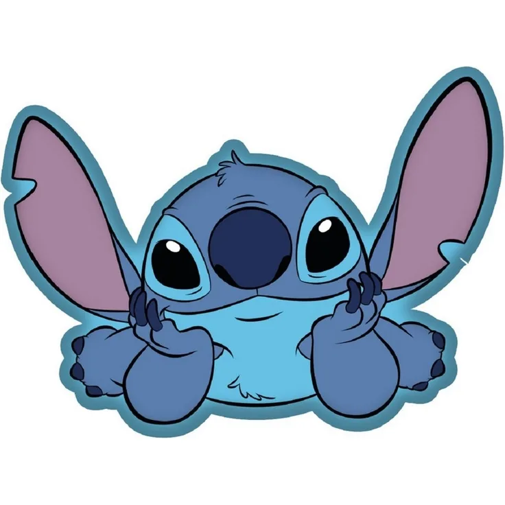 Lilo & Stitch Dekokissen Kissen Dekokissen in 3D-Optik für Sofa & Bett