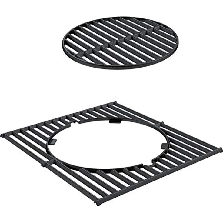 RÖSLE Grillrost 'Vario' für Videro G3 & G4, emailliertes Gusseisen, schwarz, 45 x 39,5 cm – Bild 4