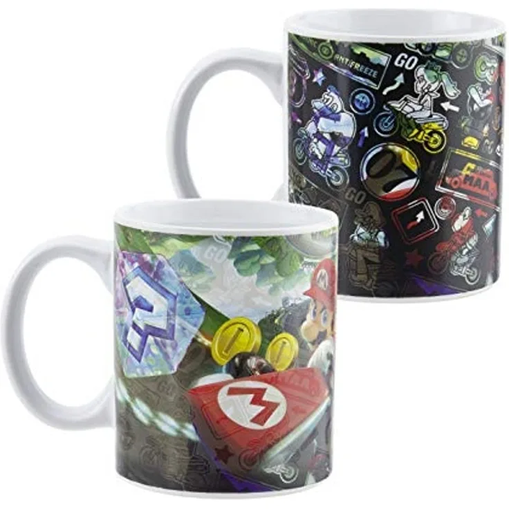 Paladone Mario Kart Heat Change Mug Eins/Eine(r) 0 3 l Mehrfarbig Keramik Universal 1 Person(en)