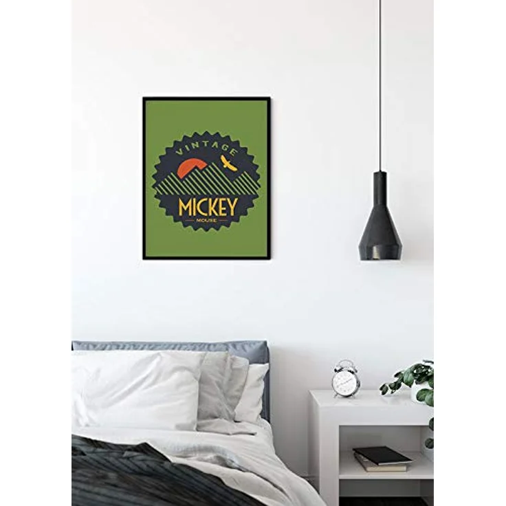 Komar Disney Wandbild Mickey Mouse Vintage, Kinderzimmer Deko Kunstdruck, 30x40cm, ohne Rahmen, fotorealistischer Druck, MADE IN GERMANY – Bild 3