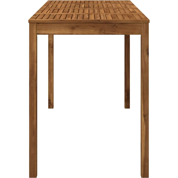 vidaXL Gartenbar-Tisch LAREN Natur 196 x 80,5 x 105 cm 901264 – Bild 4