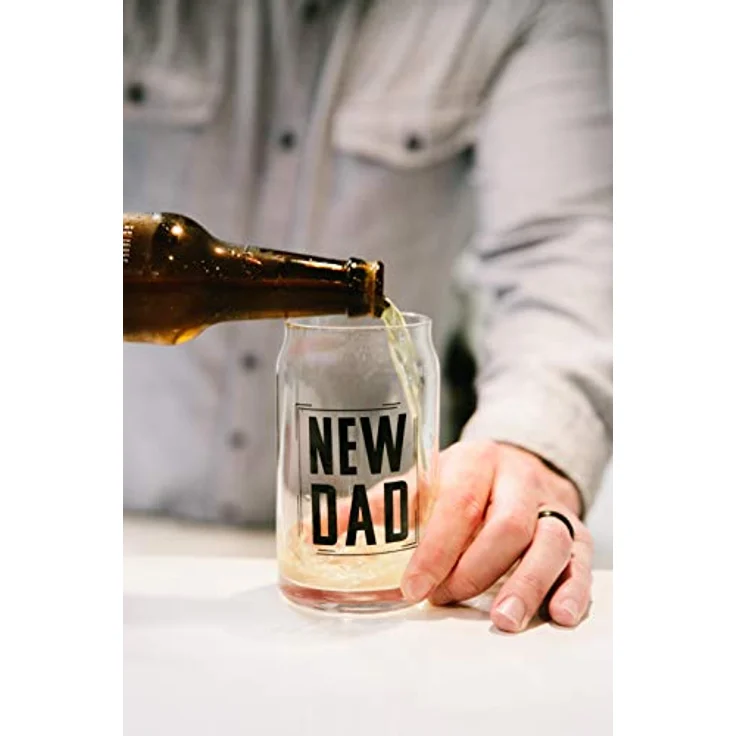 Pearhead New Dad Bierglas für werdende Väter, Vatertag, Opa Geschenk – Bild 4