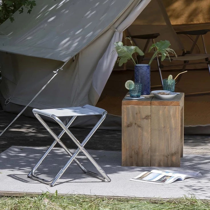 Lafuma Camping Klapphocker ALU PL LFM1443.9869 Seigle Beige – Bild 4