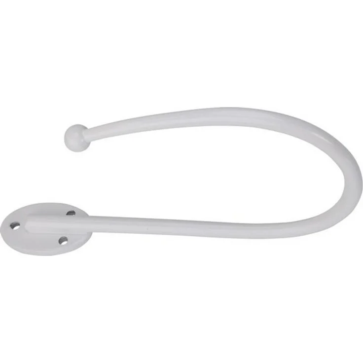 DécoProfi Raffhalter 1 Stück Raffbügel / Raffhalter für Gardinen, Zum Raffen von Gardinen und Vorhängen, (Packung, 1-tlg, inkl. Schrauben und Dübel), zum Raffen von Vorhänge – Bild 2