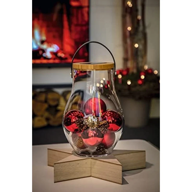 Krinner Lumix Deco Glass LED-Solarleuchte Bold – Bild 6