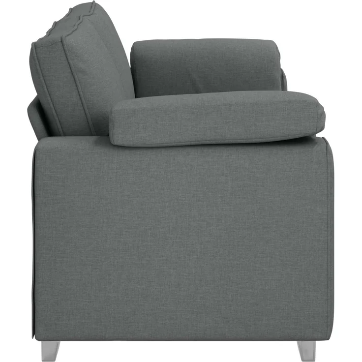 vidaXL 3-Sitzer-Sofa Dunkelgrau 220 cm Stoff 4105238 – Bild 5