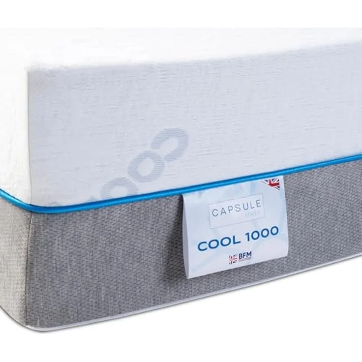 Julian Bowen Capsule Cool Matratze, 150 cm, Schaumstoff, weiß, Kingsize (UK-Standard) – Bild 4