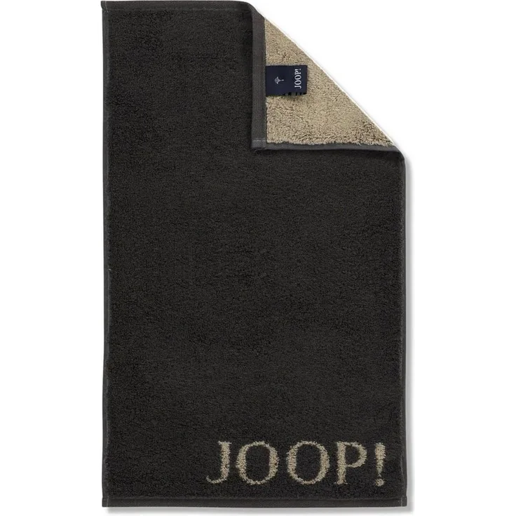 JOOP! Handtücher Classic Doubleface 1720 73 Schiefer, Gästetuch 30x50 cm