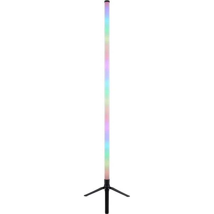 GLOBO LIGHTING LED Stehlampe, LED-Leuchtmittel fest verbaut, Farbwechsel, Stehleuchte Standlampe Wohnzimmerleuchte Regenbogen Fernbedienung USB – Bild 1