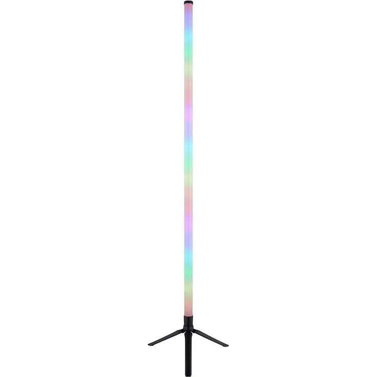 GLOBO LIGHTING LED Stehlampe, LED-Leuchtmittel fest verbaut, Farbwechsel, Stehleuchte Standlampe Wohnzimmerleuchte Regenbogen Fernbedienung USB