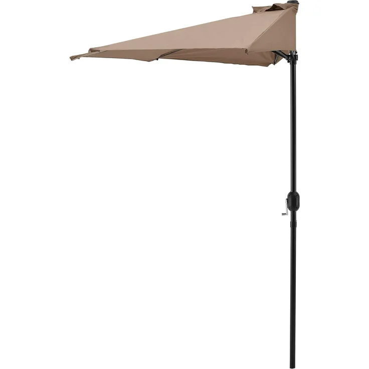 Halb-Sonnenschirm Eger Ø300 Halbrund Beige [casa. pro] – Bild 1