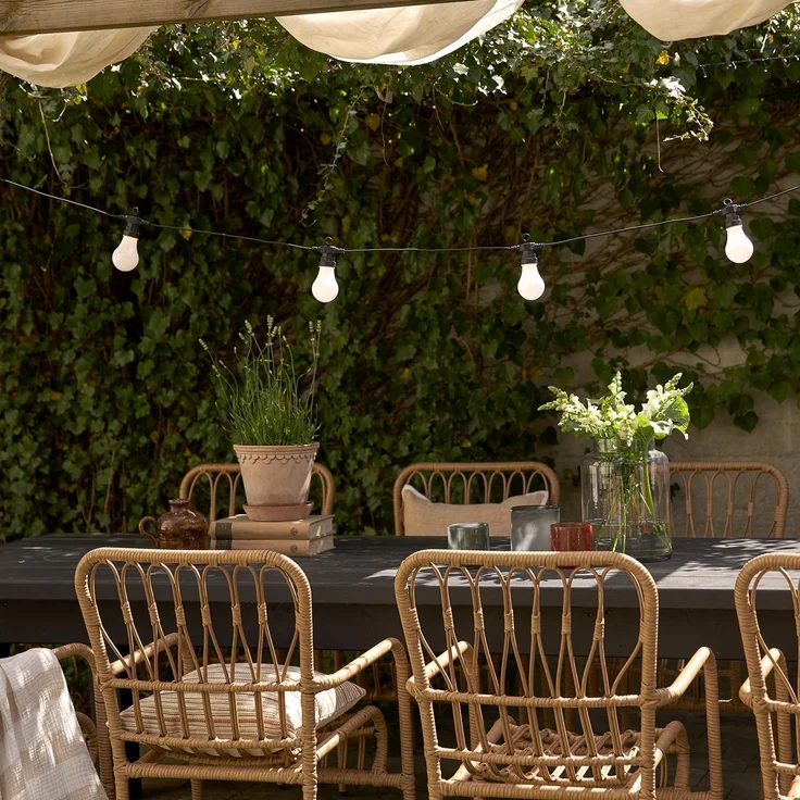 LED Party-Lichterkette ,Circus', Netzbetrieb, warmweiß, milchig, outdoor, L 405cm – Bild 3