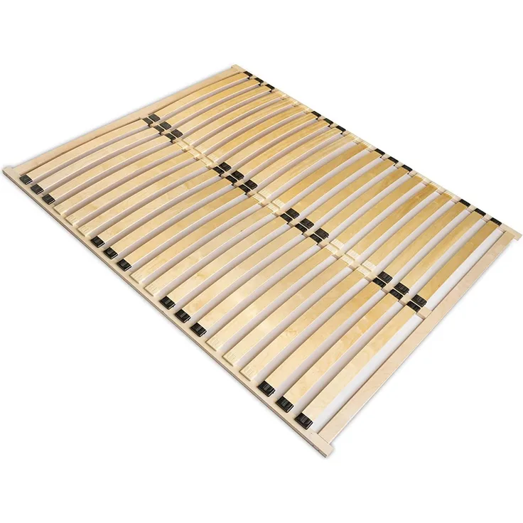Lattenrost Basic-Frame DUAL 140x200 cm für Bett I Hochwertiger Bettgestell 40 Gebogene Birken I Lattenroste Holzlatten Klappbar Bestimmt für Feder- sowie Schaummatratzen. (DUAL, 140x200)
