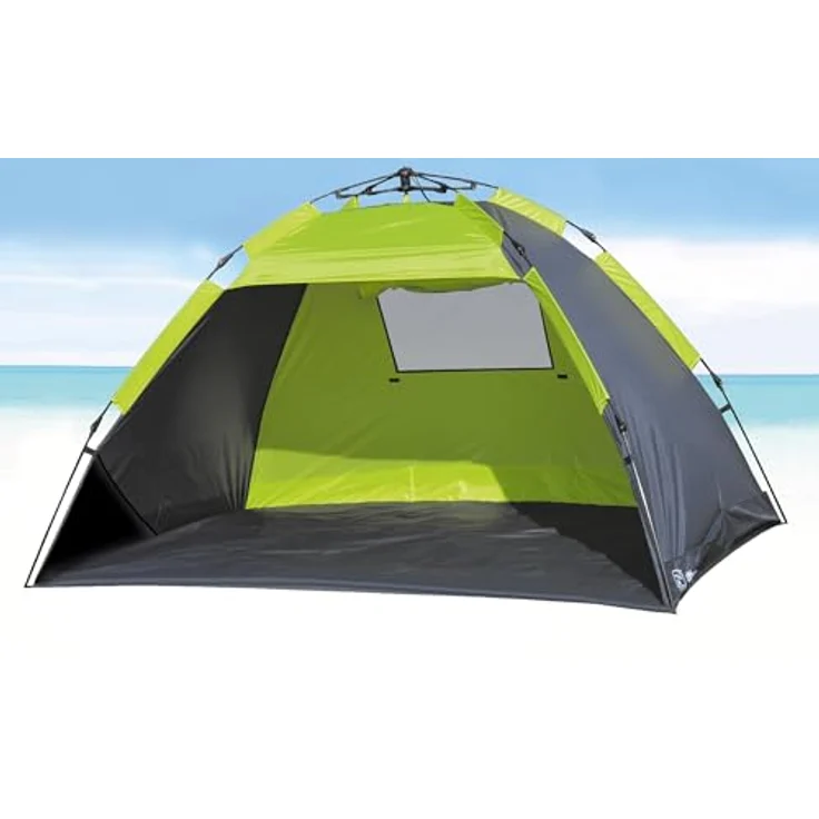 EXPLORER Strandmuschel Pop up Quick Automatik Beach Tent Sonnenschutz UV80+ 2020 – Bild 2