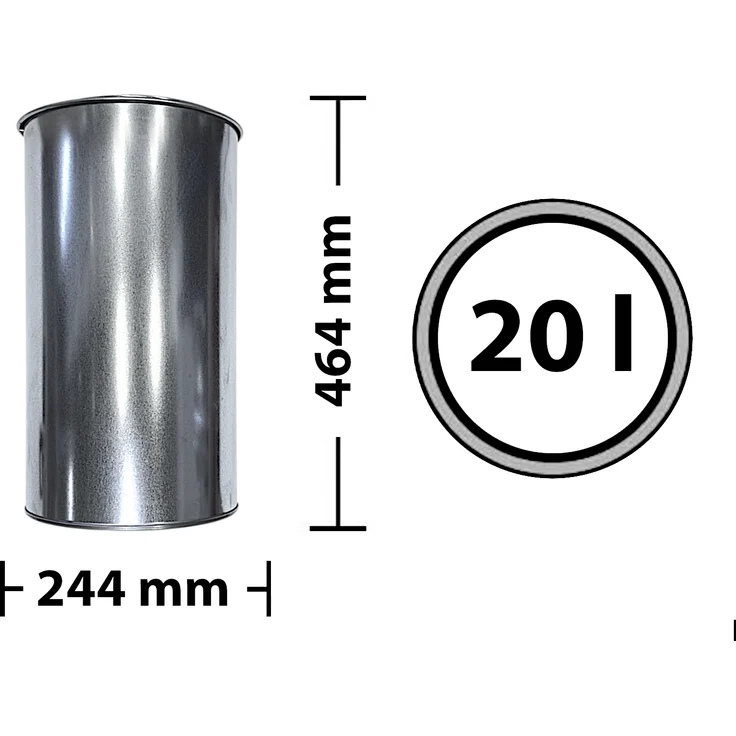WESCO Einsatz M1353020-1 für Baseboy 20, Capboy und Gastro Abfallsammler 127 / Ersatzteil – Bild 2