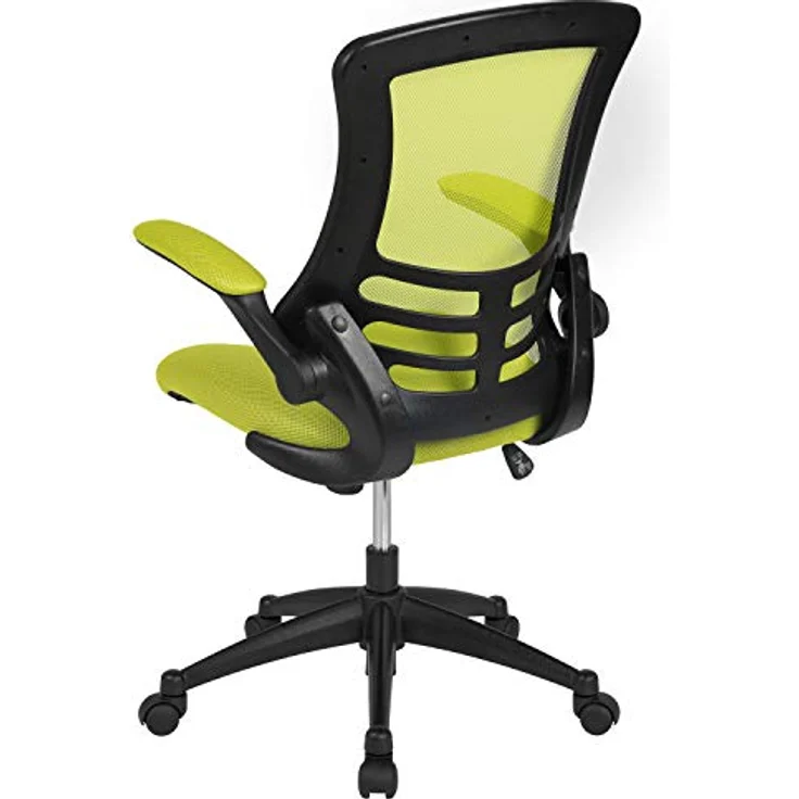 Flash Furniture Bürostuhl, Metall Kunststoff Holzwerkstoff Schaumstoff Netzgewebe Technisches Holz, Grünes Netz, 64. 77x62. 23x104. 78 cm – Bild 10